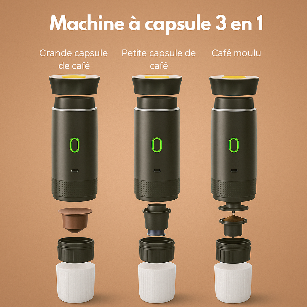 Machine à Café 3 en 1 Portable